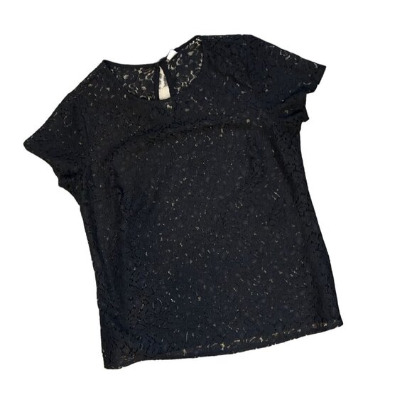 Old Navy Black Lace Top size medium - Picture 5 of 6